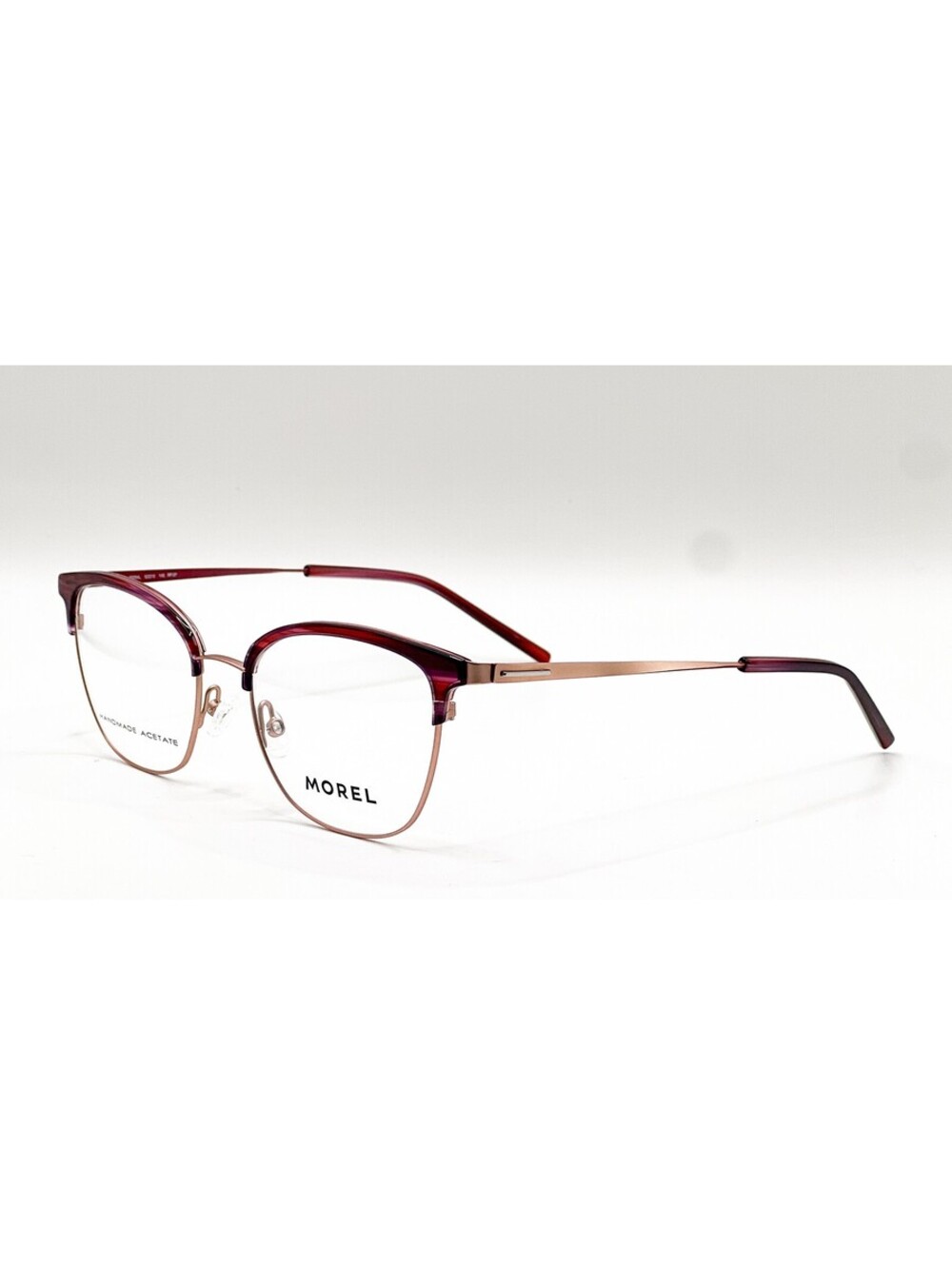 Morel 30284L RP 07 Red/Rose Gold Cat Eye Authentic Eyeglass Frames 52-19